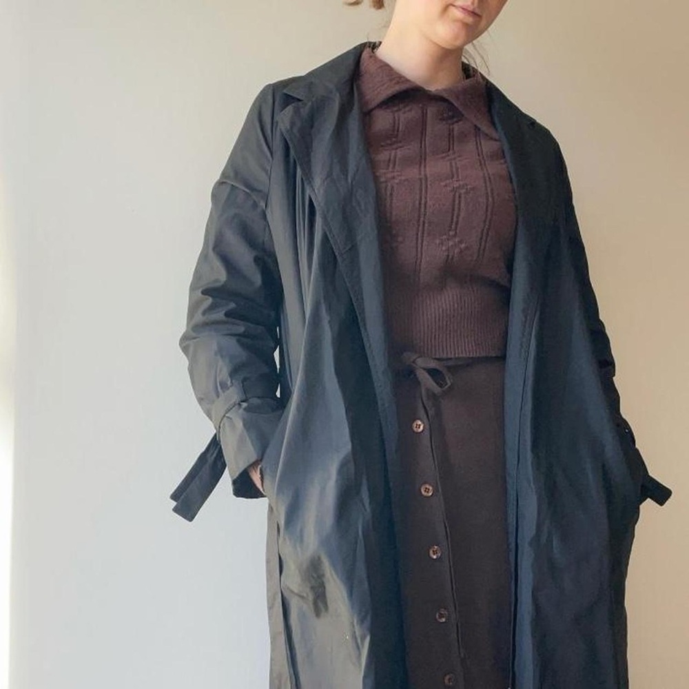 Vintage 1960’s Black Duster Coat